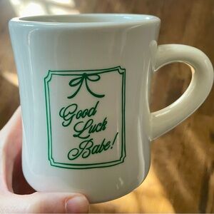 Anthropologie Good Luck Babe Mug Alice & Wonder